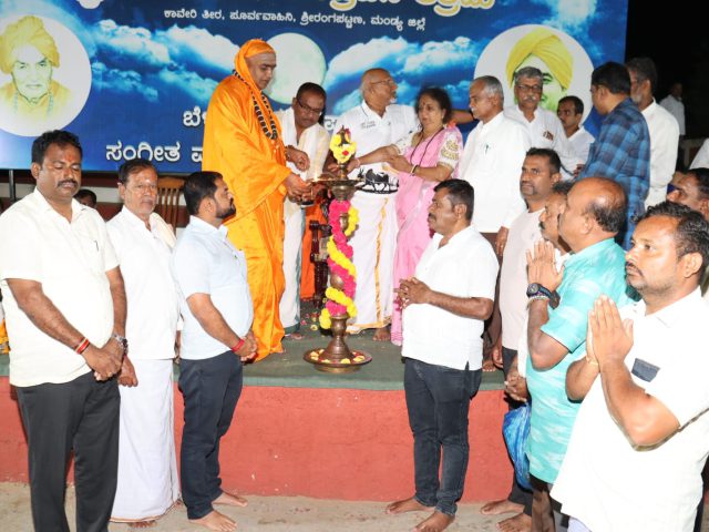 Guru Paduka Puja and Padapuja performed during Guru Purnima celebrations at Chandravana Ashrama