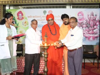 Sri Trinetra Swamiji Inaugurates the 5th Swasthya Shibira at Ashrama